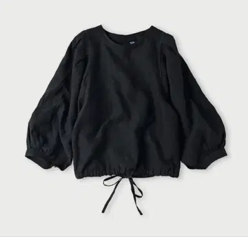 45R 인도 도즈메 린넨 퍼프 블라우스