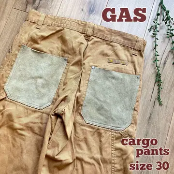 GAS 백 스웨이드 포켓 카고 팬츠 30
