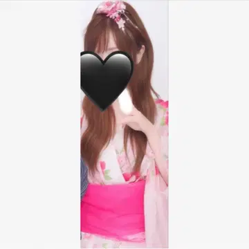 유카타 핑크 오비 2종 유카타 세트 머리 장식 포함