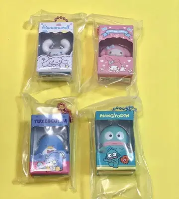 산리오 캐릭터즈 초코 박스 박스 피규어 컬렉션 4개