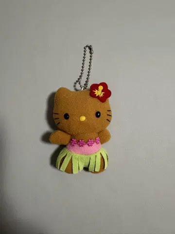 초레어 하와이 한정판 일광화상 키티 키링
