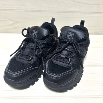 FILA 휠라 스니커즈 통굽 블랙 24.0cm