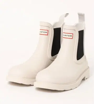 HUNTER W COMMANDO CHELSEA BOOT 화이트