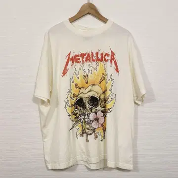 [ H&M ] METALLICA 루즈핏 티셔츠