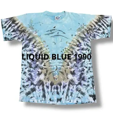 리퀴드블루 USA 제 90년대 티셔츠 LIQUID BLUE 1990