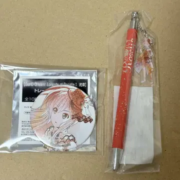 BanG Dream 뱅드림 캔뱃지 볼펜 2세트 이마이 리사