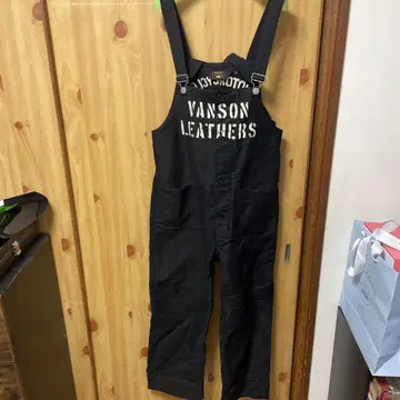 VANSON Leathers 오버롤 블랙