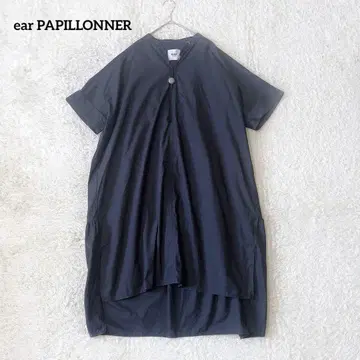 ear PAPILLONNER 이아파피요네 콘초 장식 튜닉 원피스