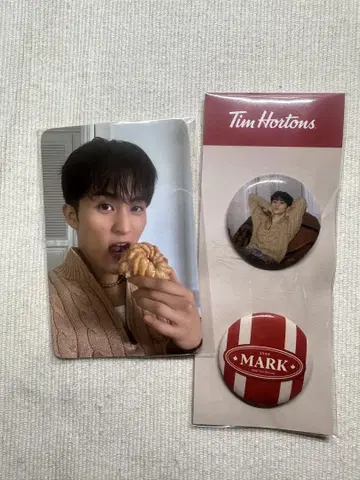 Tim Hortons MARK 포토 카드 배지 세트
