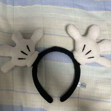 미키마우스 손 모양 머리띠