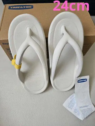한국 한정판] TAW&TOE 통굽 샌들 24cm 리커버리 일본 미발매