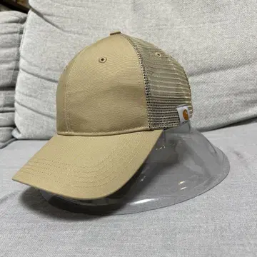 Carhartt 베이지 메쉬 백 캡
