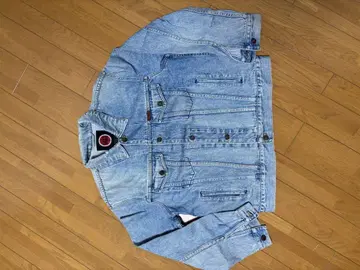 LUCKY STRIKE 라이트 블루 데님 자켓
