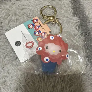 산리오 먝먝 클리어 컬러 키링 헬로키티 만박