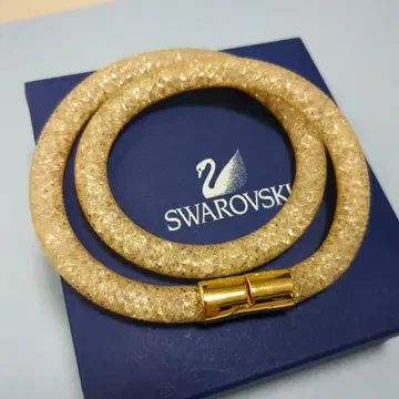 Swarovski 골드 팔찌 2WAY