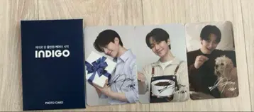 2PM 준호 INDIGO 포토 카드 3매 JUNHO