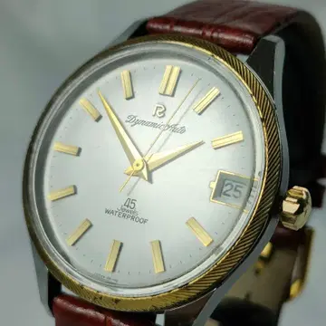 작동품 RICOH 리코 45 Jewels 오토매틱 손목시계 스크류 백