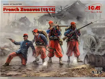 ICM 1/35 프랑스 주아브 병사(1914) 35709