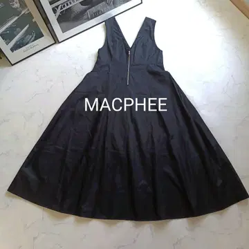 MACPHEE 금자능 별주 V넥 원피스 MACPHEE 플레어 원피스