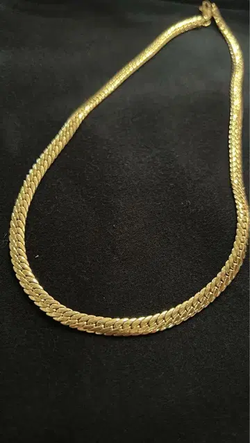 유품 정리 키헤이 750 ITALY 각인 골드 목걸이 50cm 20인치