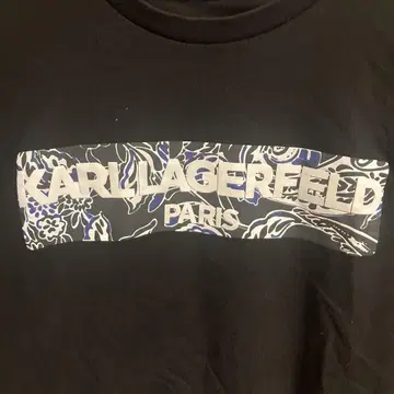 KARL LAGERFELD 블랙 T셔츠 XL
