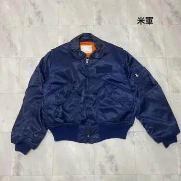 미군 플라이트 자켓 cwu-45p 70s MIT 지퍼 밀리터리