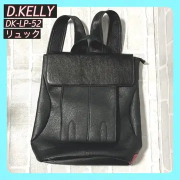 [ D.KELLY ] 백팩 가방 DK-LP-52 블랙 플랩 절개 블랙
