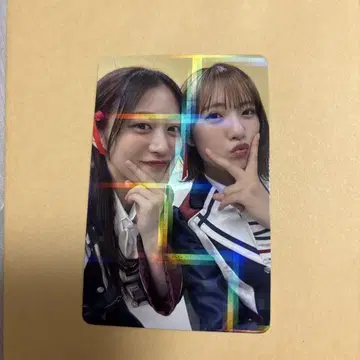 카와카미 치히로 코지마 카린 셀피 카드 키라키라 ver