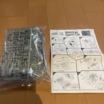 새상품 GTM 1:25 아메리칸 스포츠카 미조립 키트