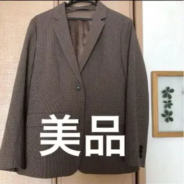 유니클로 체크 자켓 460904