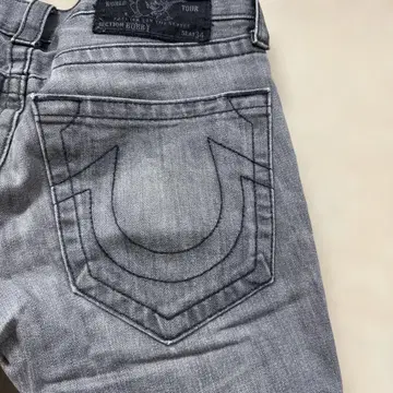 True Religion Bobby 슬림 핏 그레이
