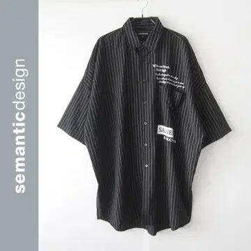 semantic design / 세만틱 디자인 오버사이즈 셔츠 M