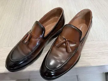 태슬 로퍼 브라운 26.5cm 크리스챤 카라노