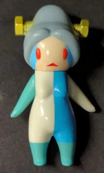 산가츠 본점 후라몬 (그레이 헤드/화이트 파랑 민트)