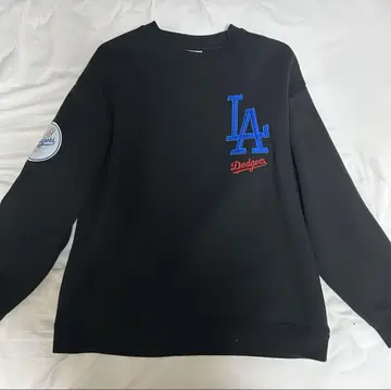 MLB 별주 와펜 자수 풀오버 맨투맨 M
