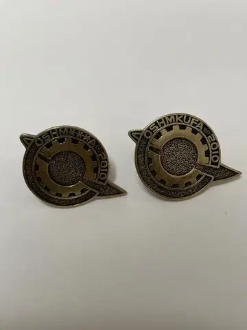슈타인 게이트 라보멘 배지 2종 세트 핸드메이드