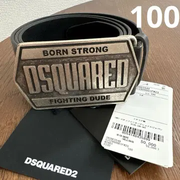 DSQUARED2 100 사이즈 블랙 BORN STRONG 블랙 벨트