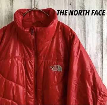 THE NORTH FACE 레드 나일론 자켓