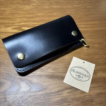 트래커 지갑 HORWEEN 사 크롬 엑셀 롱 2층 타입 차심