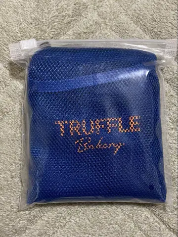 트러플 베이커리 메쉬 에코백 블루