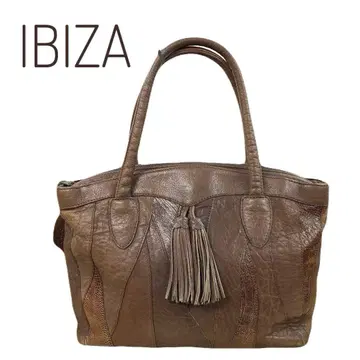 빈티지] IBIZA 이비자 천연 가죽 태슬 백