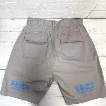 [미사용] Over Print 하프 팬츠 치노 팬츠 그레이
