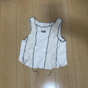 리브 스트라이프 탱크탑