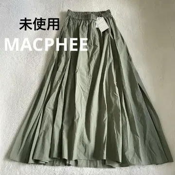 [새상품] MACPHEE 투모로우랜드 이지 롱 스커트 개더