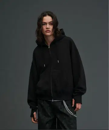 Heavy weight double zip-up 후디/사이즈 3