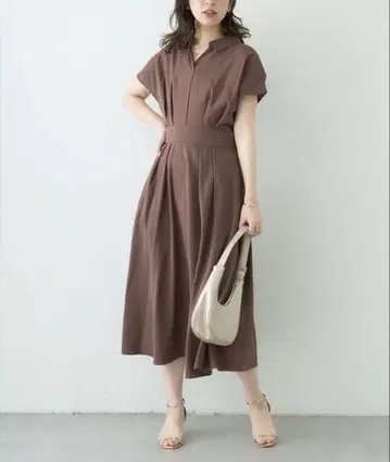 [새상품] natural couture 시원한 스키퍼 카라 고급 원피스
