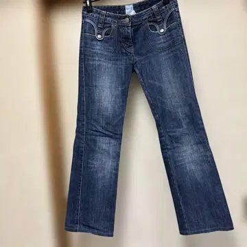 sass & bide 다크 데님 플레어 팬츠