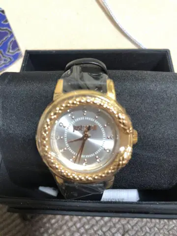 just cavalli 골드 실버 손목시계