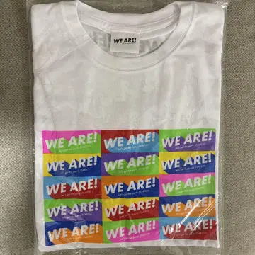 WE ARE 라이브 굿즈 티셔츠 화이트