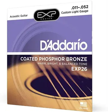 D'Addario EXP26 어쿠스틱 기타 줄 10팩